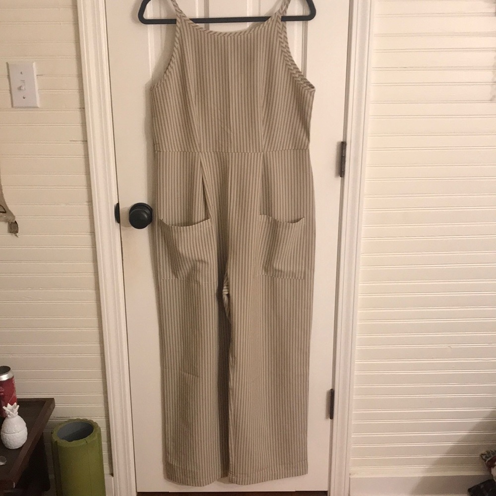 Neutral colored jumpsuit